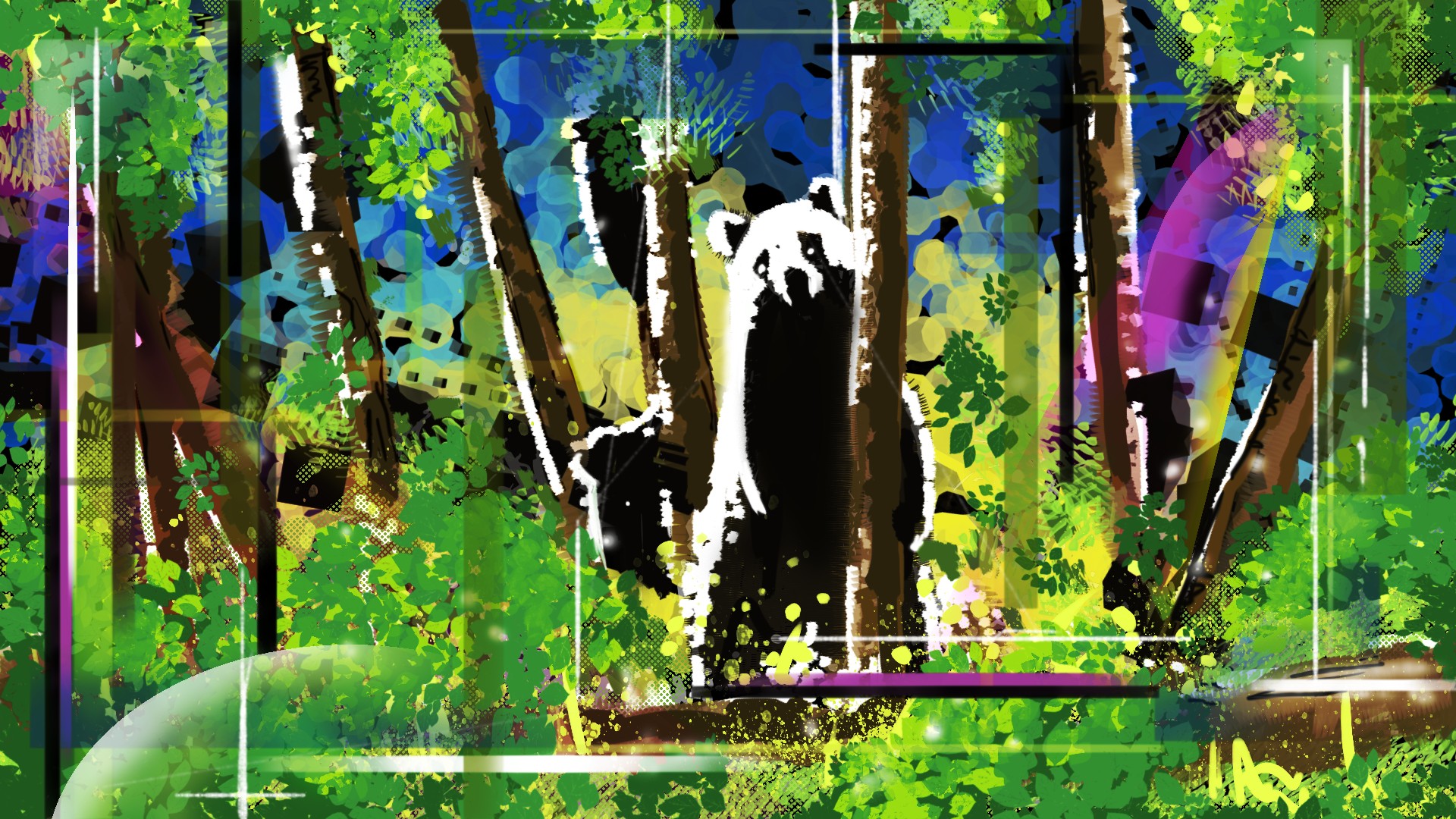 L'ours et ses bébés